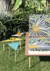 Aquiloni collection of the designer Derek Castiglioni shot in a greenhouse for AD USA Photographer Maria Teresa Furnari