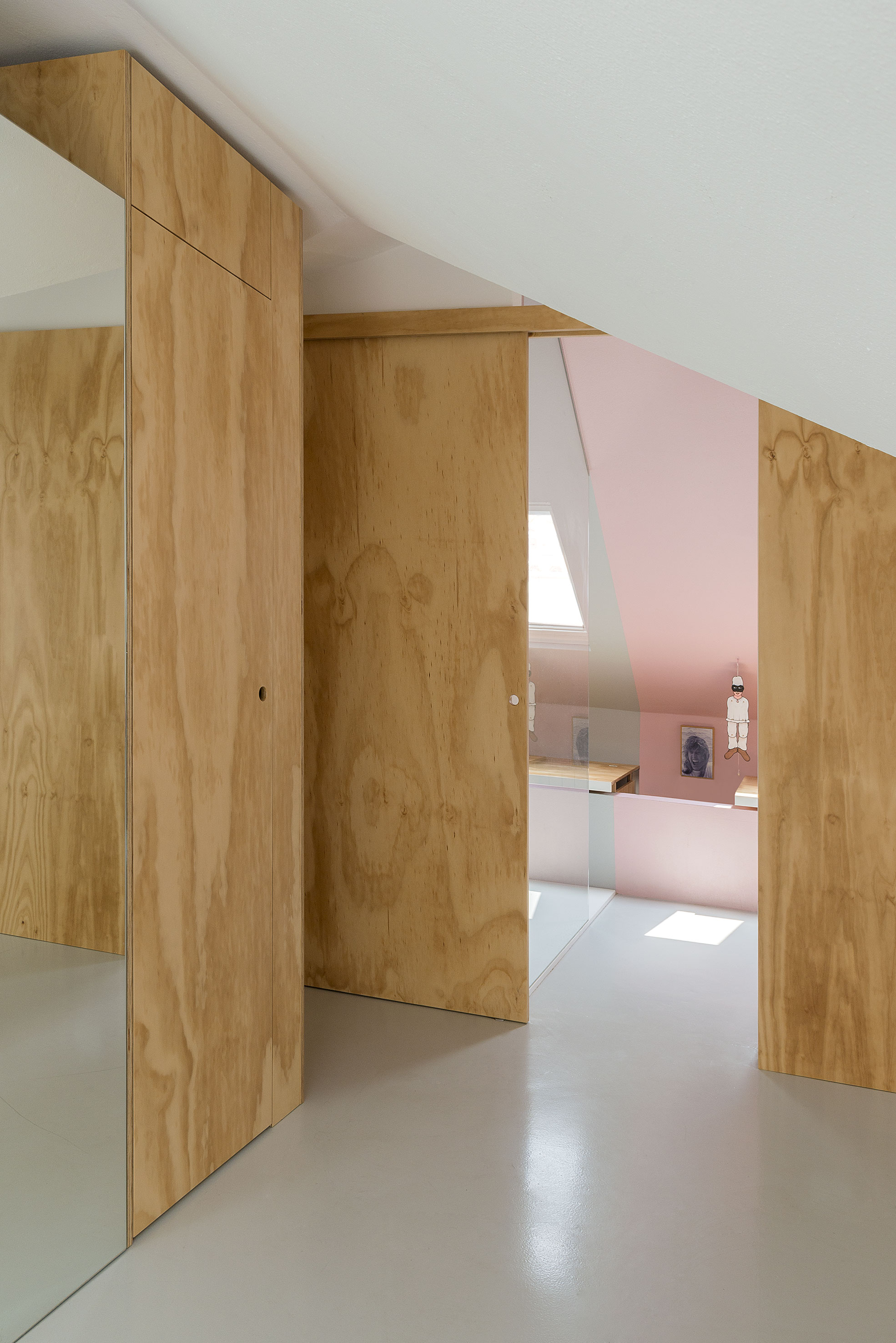 Wooden Furniture in an attic apartment Photographer Maria Teresa Furnari