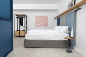 Double room at Bnbiz coworking hotel Photographer Maria Teresa Furnari