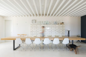 Dining room of Malatetsa Maison de Charme in the marche hills Photographer Maria Teresa Furnari