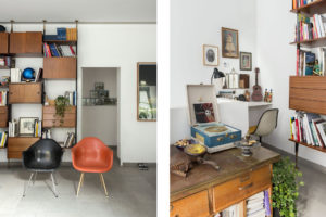 Library of the gipsy house of Giovanna Forlivesi Photographer Maria Teresa Furnari