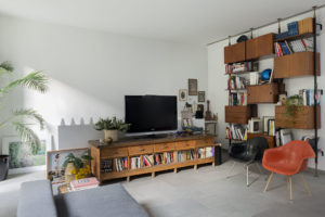 LivingRoom of the gipsy house of Giovanna Forlivesi Photographer Maria Teresa Furnari