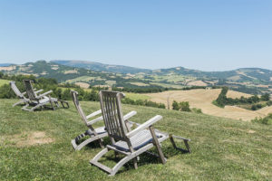 View of the marche hills from Malatetsa Maison de Charme Photographer Maria Teresa Furnari