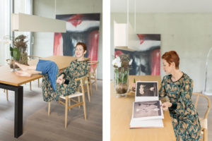 Portrait of Rosalba Piccinni in her villa Photographer Maria Teresa Furnari