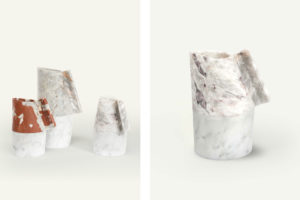 Still Life of the Patricia Urquiola's carafes edited by Editions Milano Photographer Maria Teresa Furnari