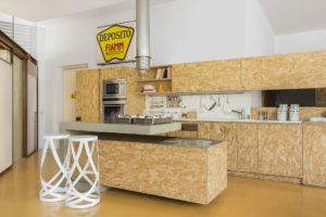 Wooden Kitchen in the studio Alessio Riva Architect Photographer Maria Teresa Furnari