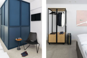 Detail of wardrobe at Bnbiz coworking hotel Photographer Maria Teresa Furnari