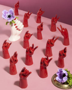 Still Life of Hands Ceramics for the E-commerce of Funky Table Photographer Maria Teresa Furnari