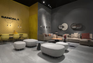 Stand of Sancal Turati Collection at Salone del Mobile 2019 of Milan